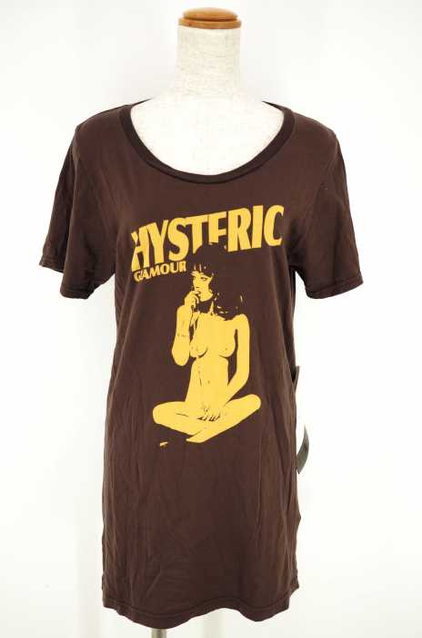 HYSTERIC GLAMOUR （ヒステリックグラマー） SCHOOL GIRL FUNKガールプリントロングTシャツ レディース トップス