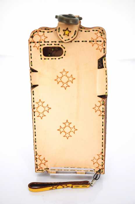 Ojaga design (オジャガデザイン) 折り畳み レザースマホケース メンズ ファッション雑貨