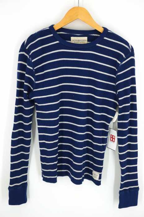DENIM&SUPPLY RALPH RAUREN(デニムアンドサプライラルフローレン) ボーダーワッフルカットソー メンズ トップス