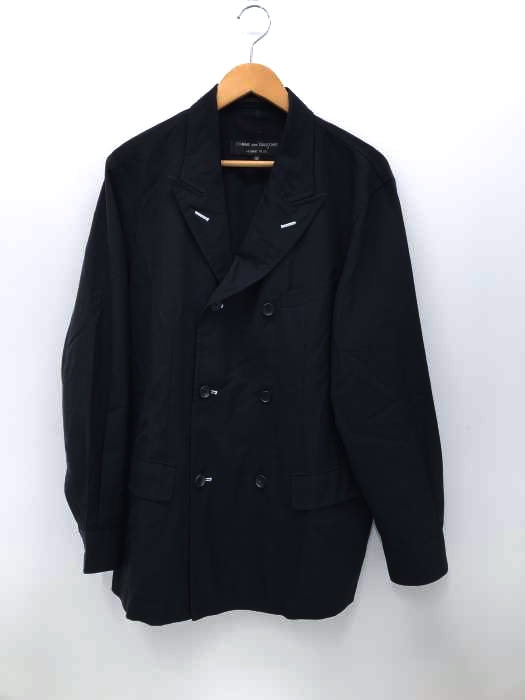 COMME des GARCONS HOMME PLUS（コムデギャルソンオムプリュス） AD1993 シャツスリーブピークドラペルダブルテーラードジャケット メンズ アウター