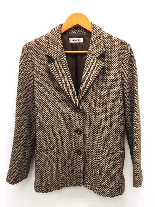 LANCEL(ランセル) アンゴラ混3Bテーラードジャケット レディース アウター