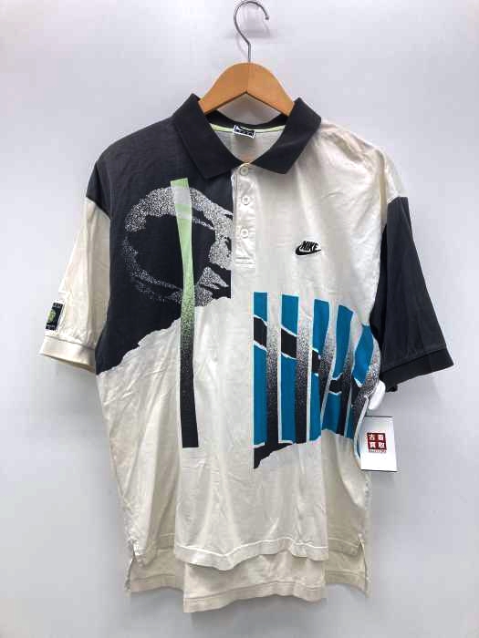 NIKE（ナイキ） 90s CHALLENGE COURTタグ総柄ポロシャツ メンズ トップス