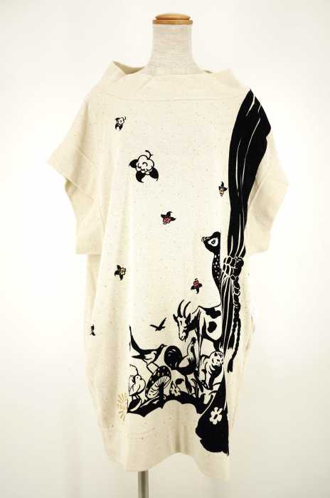 TSUMORI CHISATO （ツモリチサト） 森のカーテン裏毛 ワンピース レディース ワンピース