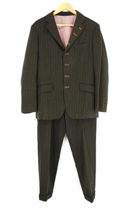 COMME des GARCONS HOMME (コムデギャルソンオム) AD2010 デザインジャケット センタープレスパンツ メンズ セットアップ
