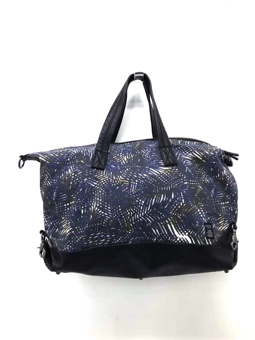 AZUL by moussy（アズールバイマウジー） 総柄レザー切替ボストンバッグ メンズ バッグ