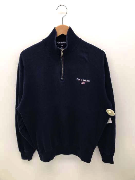 POLO SPORT RALPH LAUREN（ポロスポーツラルフローレン） ロゴ刺繍ハーフジップハイネックスウェット メンズ トップス