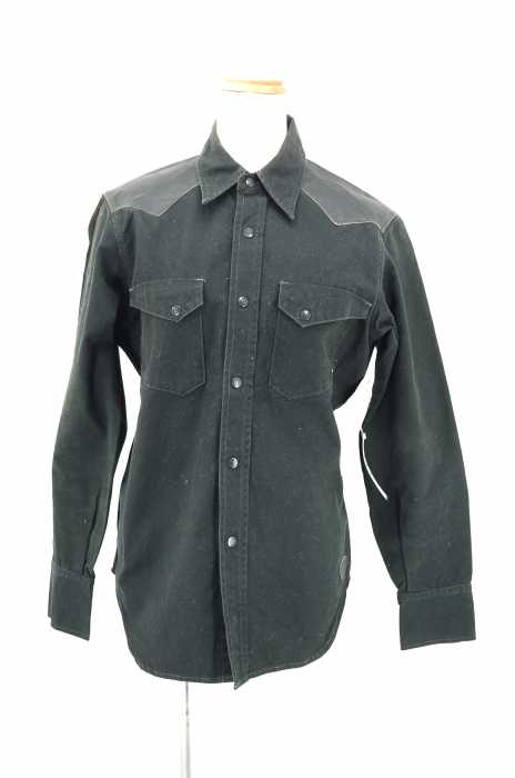 Rocky Mountain FeatherBed （ロッキーマウンテンフェザーベッド） レザー切り替えウエスタンシャツ レディース トップス