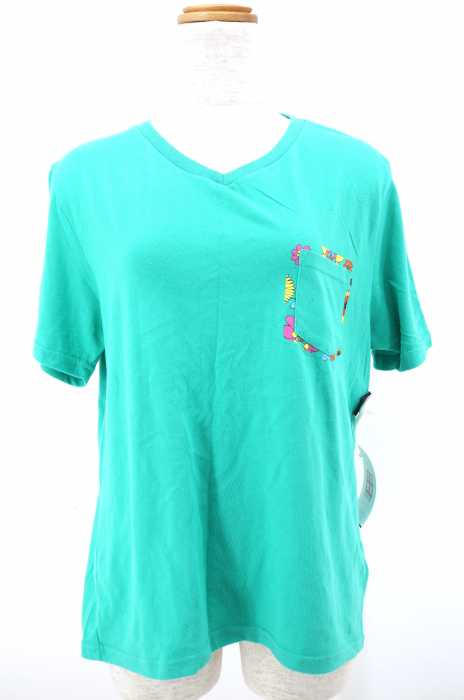 RCWB (ロデオクラウンズ ワイドボウル) フラワープリントポケットTシャツ レディース トップス