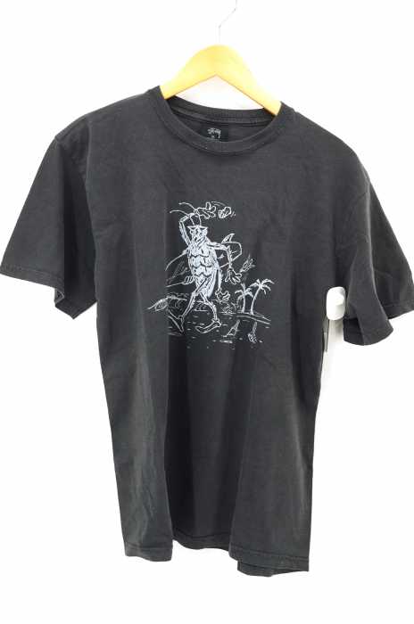 STUSSY (ステューシー) プリントクルーネックTシャツ メンズ トップス