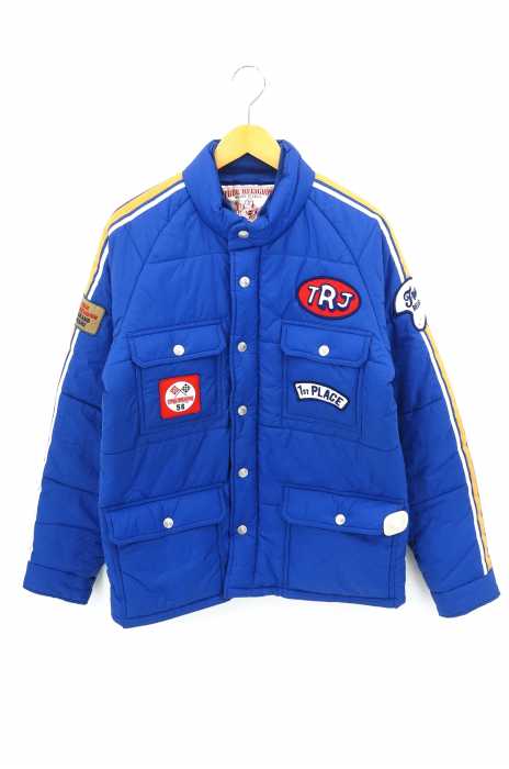 TRUE RELIGION(トゥルーレリジョン) ワッペン付き中綿ジャケット メンズ アウター
