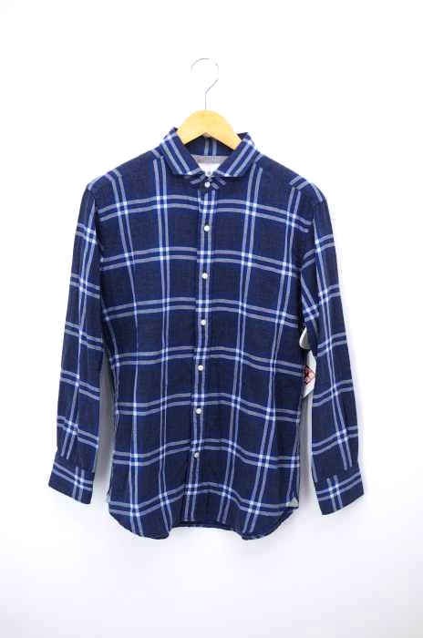 three dots（スリードッツ） 長袖チェックシャツ メンズ トップス