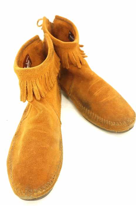 Minnetonka （ミネトンカ） Zipper Boot バックジッパー スエードブーツ レディース シューズ