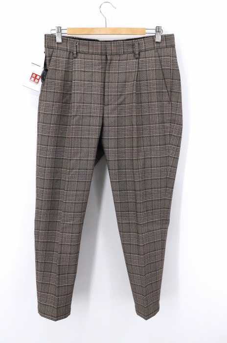 BEAUTY & YOUTH UNITED ARROWS  （ビューティーアンドユースユナイテッドアローズ） グレンチェック 1P ワイド テーパードパンツ メンズ パンツ