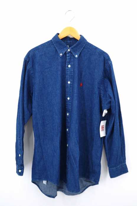 Polo by RALPH LAUREN （ポロバイラルフローレン） ポニー刺繍デニムボタンダウンシャツ メンズ トップス
