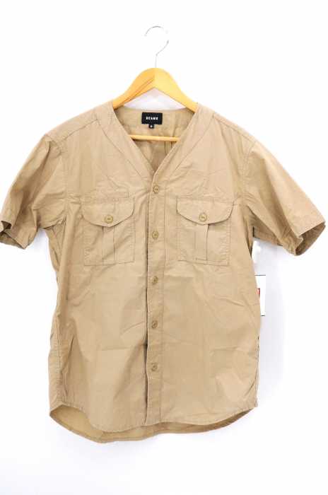 BEAMS(ビームス) ミリタリーベースボールシャツ メンズ トップス