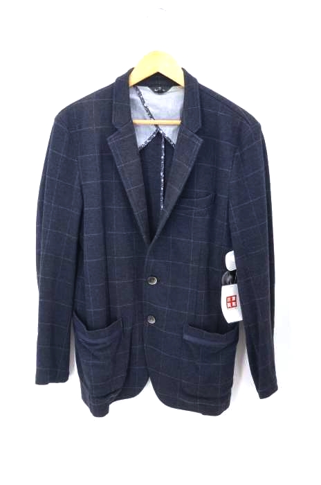 PS Paul Smith（ピーエスポールスミス） ウィンドーペンチェック コットンジャージージャケット メンズ アウター