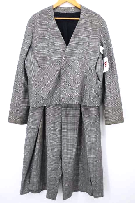 KONYA（コンヤ） グレンチェックセットアップ メンズ セットアップ