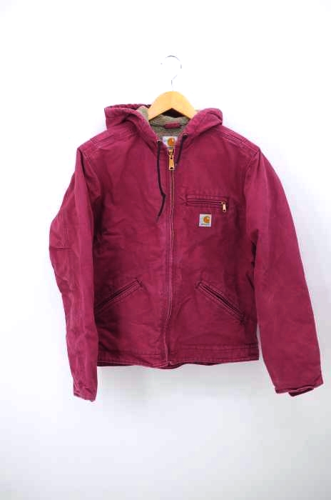 Carhartt(カーハート) ダック地裏ボアジップアップ アクティブパーカー レディース トップス
