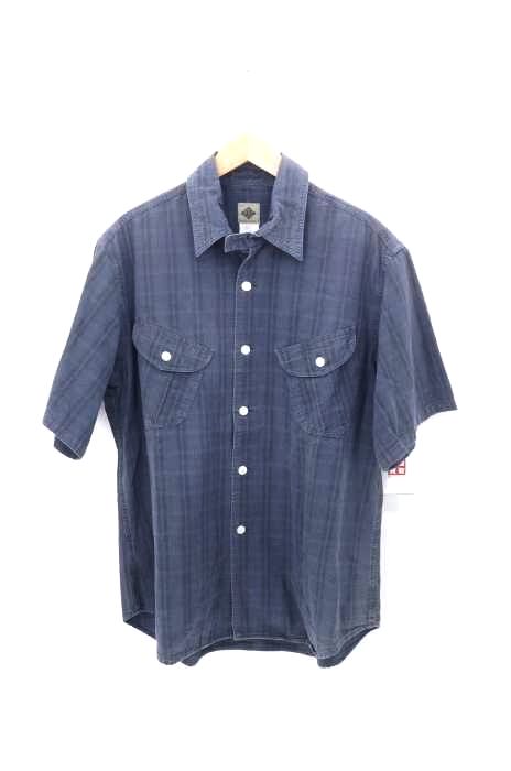 POST OVERALLS（ポストオーバーオールズ） チェック柄半袖シャツ メンズ トップス