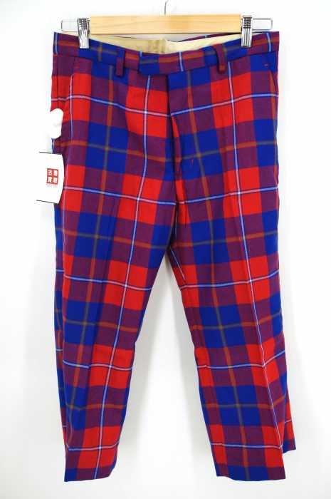 BEAMS BOY （ビームスボーイ） チェック柄テーパードパンツ レディース パンツ