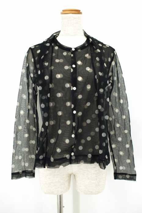tricot COMME des GARCONS （トリココムデギャルソン） ドットシースルー レディース トップス