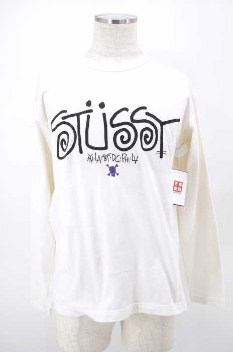 STUSSY （ステューシー） ロゴ・スカルプリントロンT メンズ トップス