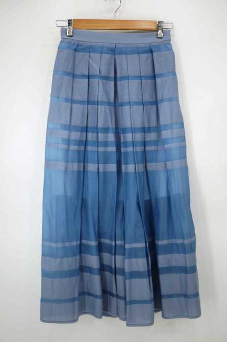 tibi（ティビ） ボーダープリーツロングスカート レディース スカート
