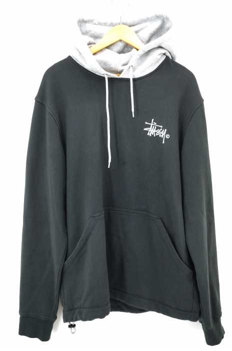 STUSSY （ステューシー） バックプリント ドローコードプルオーバー メンズ トップス