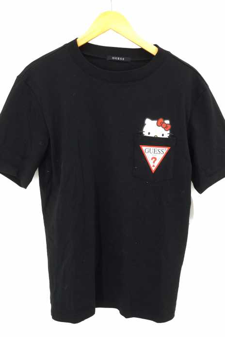 GUESS（ゲス） Hello Kitty ポケットTシャツ レディース トップス