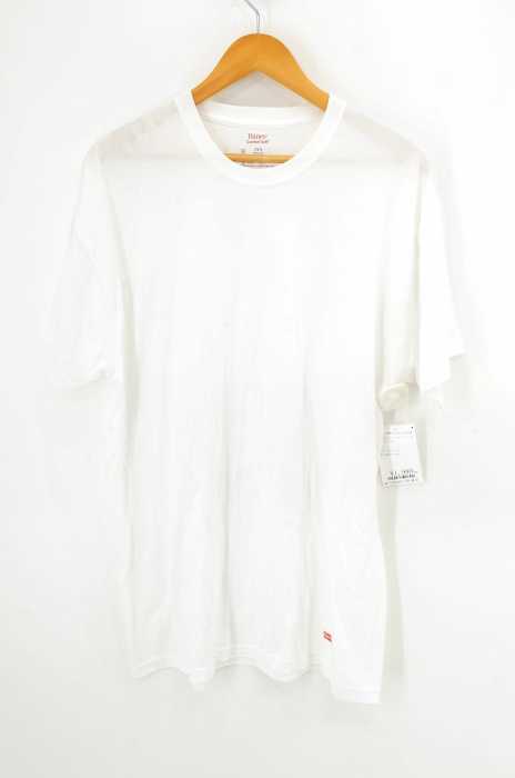 SUPREME × Hanes（シュプリーム ヘインズ） スモールボックスロゴプリントカットソー メンズ トップス