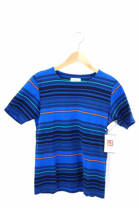 EDIFICE（エディフィス） ボーダー柄クルーネックTシャツ メンズ トップス