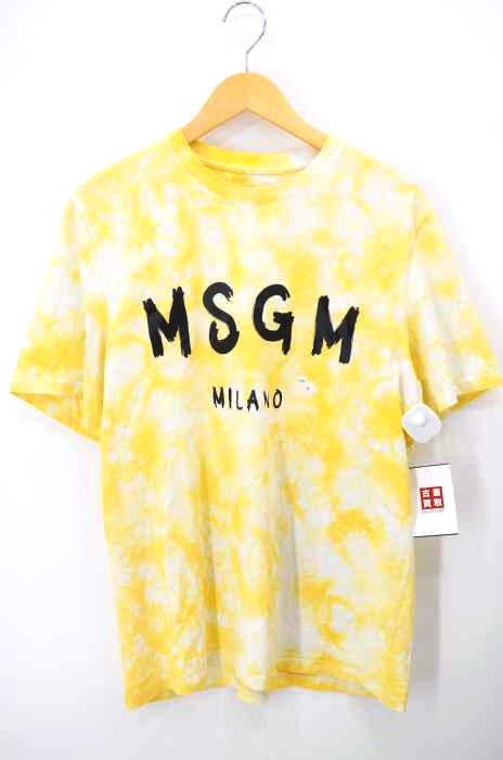 MSGM（エムエスジーエム） タイダイロゴプリントTシャツ メンズ トップス