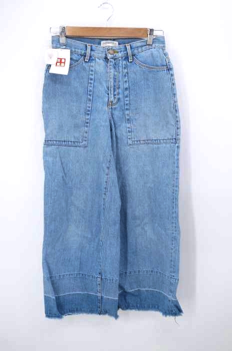 ZARA WOMAN（ザラ ウーマン） デニムワイドパンツ レディース パンツ