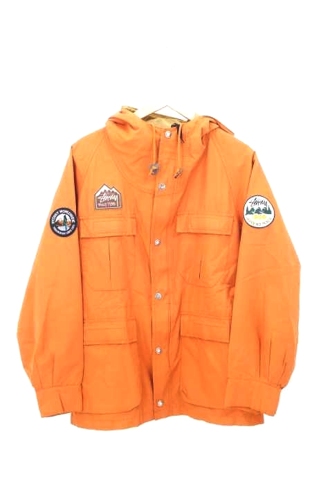 Stussy（ステューシー） 60/40クロス ワッペン装飾マウンテンパーカ メンズ アウター