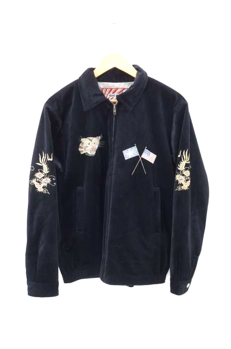 Houston ヒューストン ベロアべトジャン スーベニアジャケット メンズ アウター ブランド古着買取販売バズストア Houston ヒューストン ベロアべトジャン スーベニアジャケット メンズ アウター ブランド古着買取販売バズストア