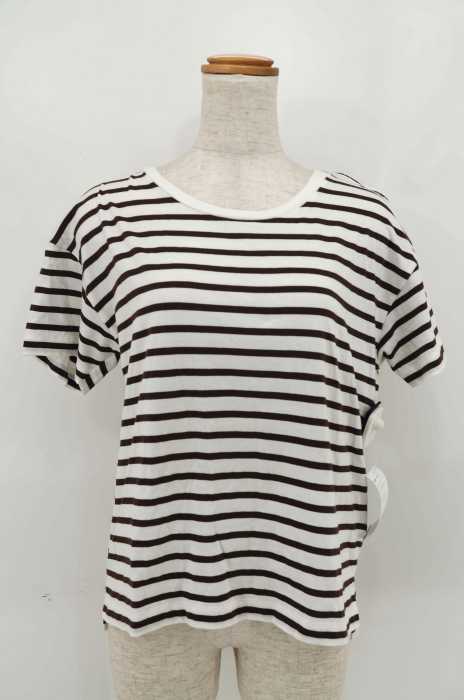 IENA SLOBE (イエナスローブ) ペルビアンボーダークルーネック Tシャツ レディース トップス