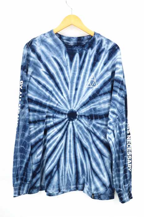 HUF （ハフ） タイダイ柄 プリントロゴ カットソー メンズ トップス