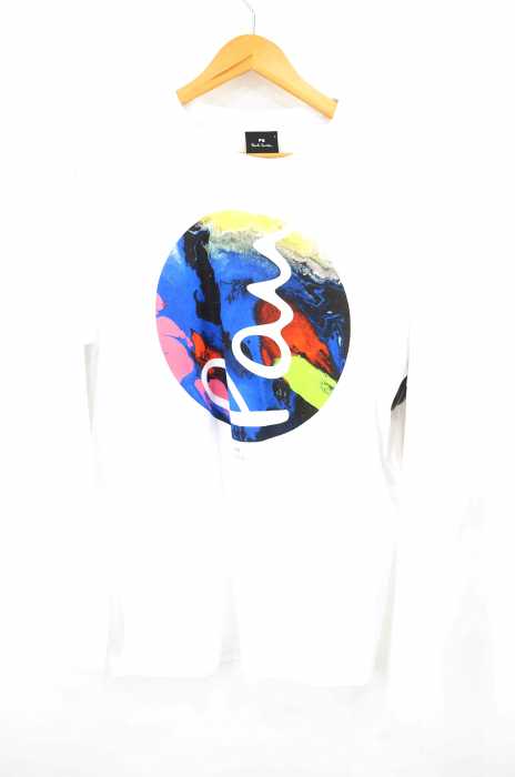 PS Paul Smith （ピーエスポールスミス） MARBLING PRINT LONG-SLEEVE T-SHIRT メンズ トップス