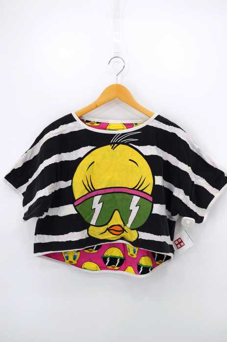USED古着  （ユーズドフルギ） キャラクタープリントリバーシブルTシャツ レディース トップス