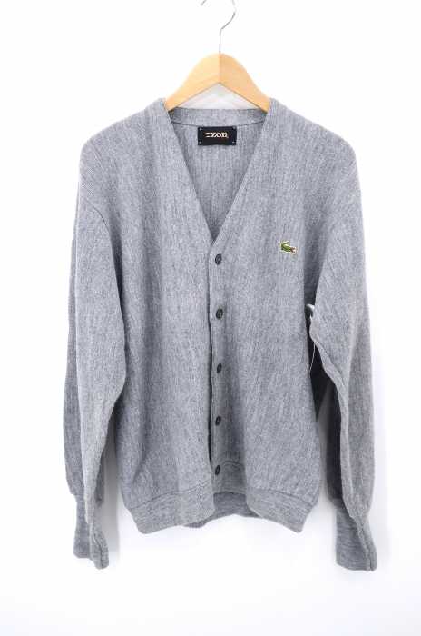 IZOD LACOSTE（アイゾッドラコステ） USA製　ロゴワッペン　カーディガン メンズ トップス