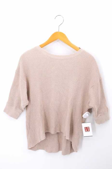 6(ROKU) BEAUTY&YOUTH UNITED ARROWS(ロクビューティーアンドユースユナイテッドアローズ) THERMAL CREW NECK 6SLEEVE レディース トップス
