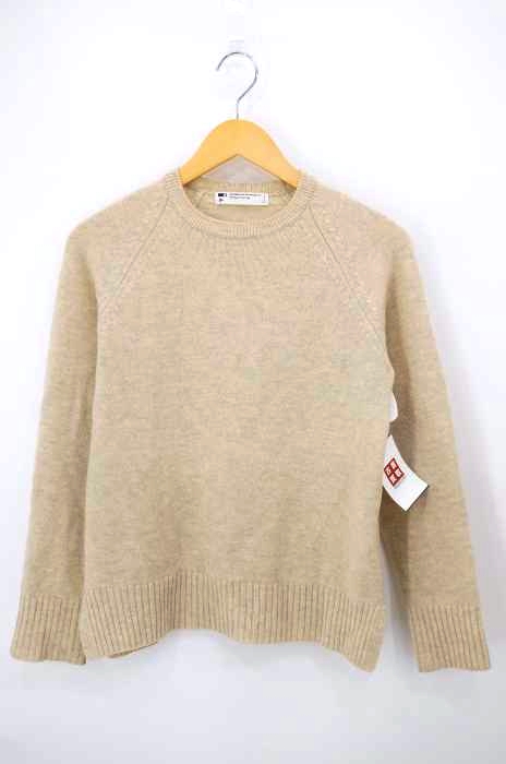 CLASKA(クラスカ) クルーネックエルボーパッチニット メンズ トップス
