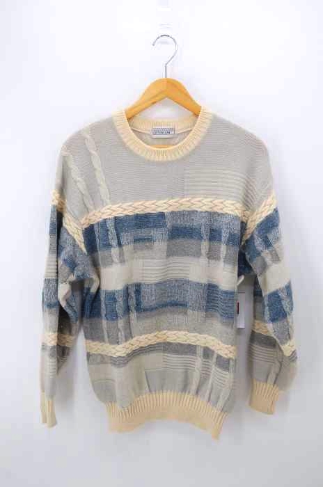USED古着(ユーズドフルギ) gianfranco ottaviani レトロケーブルニット メンズ トップス