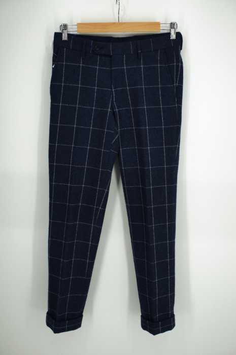 UNITED ARROWS green label relaxing （ユナイテッドアローズグリーンレーベルリラクシング） ウィンドペンウール混スラックスパンツ メンズ パンツ