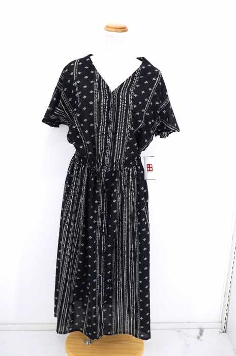 OZOC （オゾック） 総柄シャツワンピース レディース ワンピース