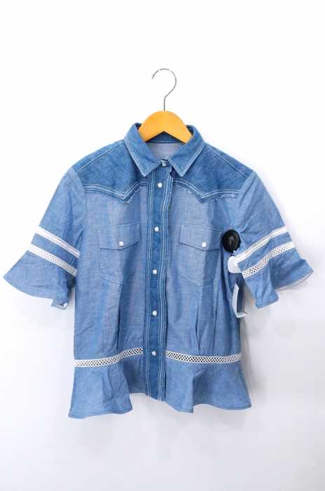 Sacai（サカイ） 17SS デニムウエスタンシャツ レディース トップス