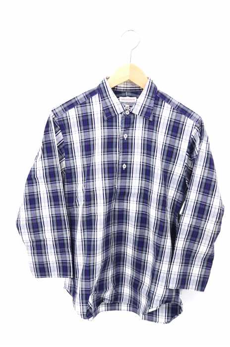 DRESSTERIOR （ドレステリア） チェック柄ハーフボタンシャツ メンズ トップス