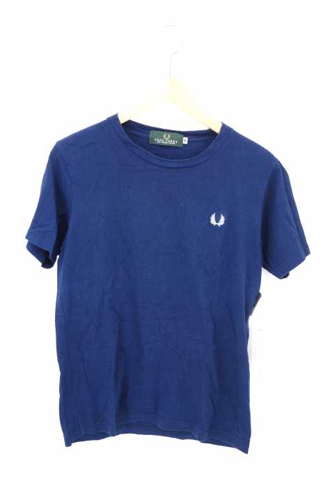 FRED PERRY （フレッドペリー） ロゴ刺繍クルーネックTシャツ レディース トップス