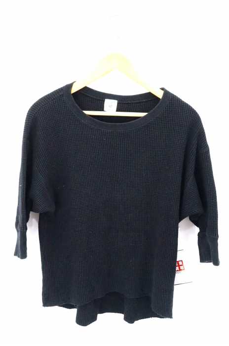 6（ROKU） BEAUTY＆YOUTH UNITED ARROWS（ロクビューティーアンドユースユナイテッドアローズ） THERMAL CREW NECK 6SLEEVE レディース トップス