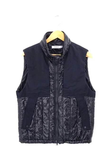 nonnative ALPINIST PUFF VEST DICROS DNA紺 nonnative（ノンネイティブ） 19AW ALPINIST PUFF VEST POLY